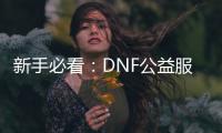 新手必看：DNF公益服职业选择攻略